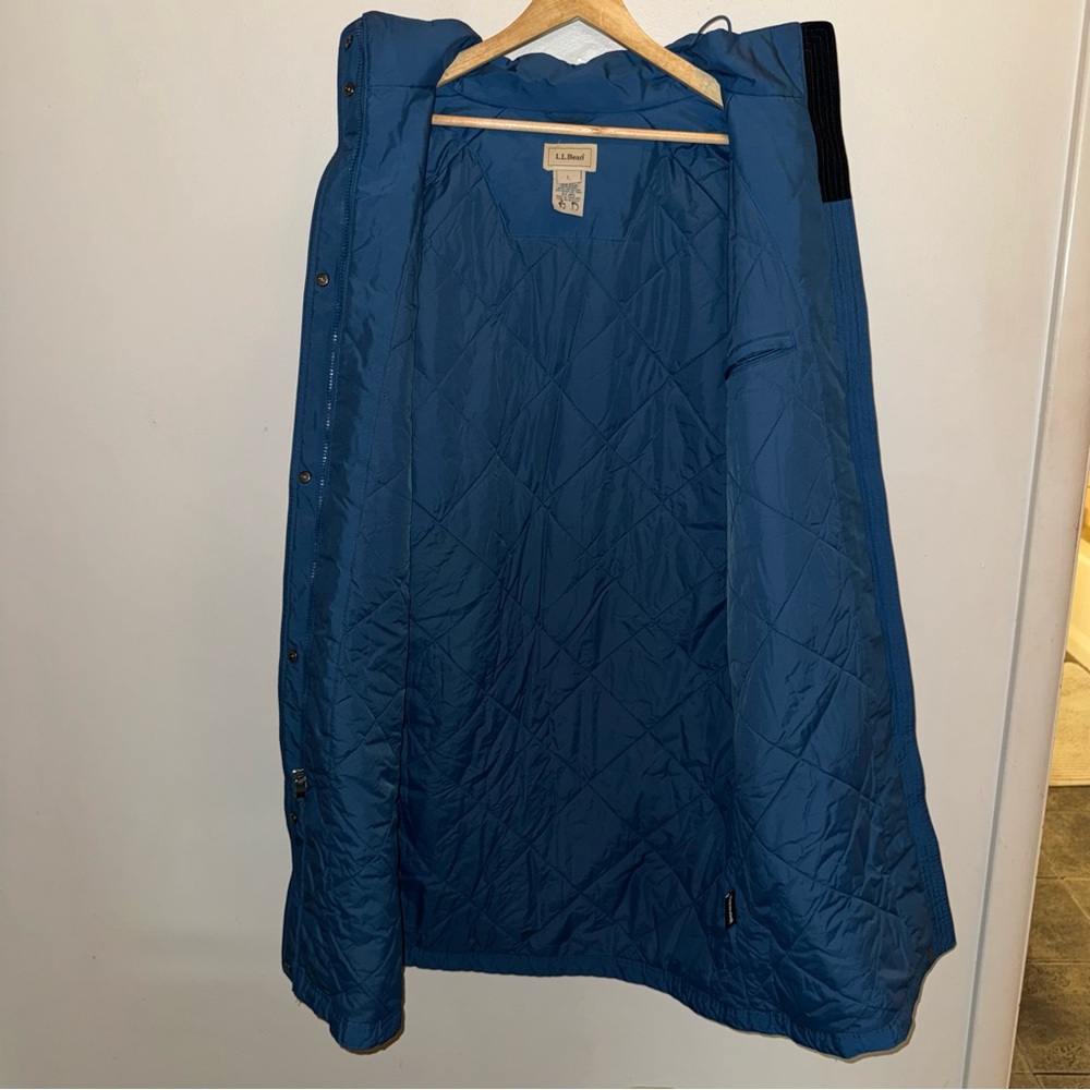 Vintage L.L. Bean Women's Winter Parka in Dark Blue Size Large - Picture 7 of 10
